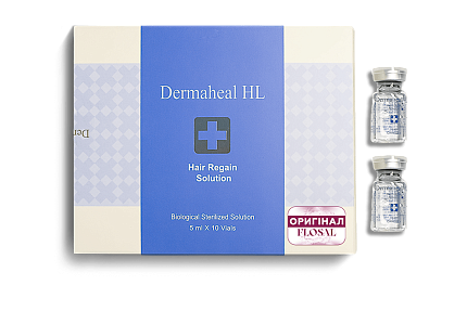 Мезококтейль для восстановления роста и структуры волос Dermaheal HL, 5 мл